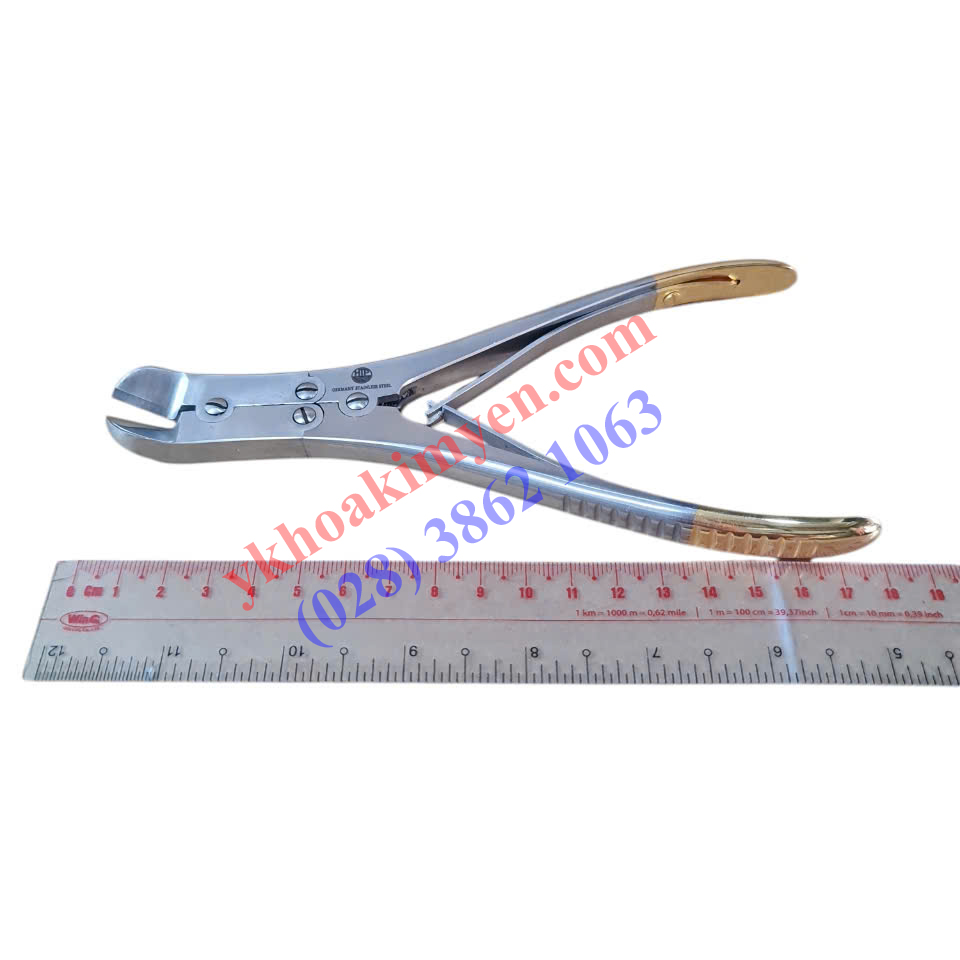 Kềm cộng lực cắt đinh 18cm Cán vàng có TC Kềm cộng lực cắt đinh 18cm Cán vàng có TC