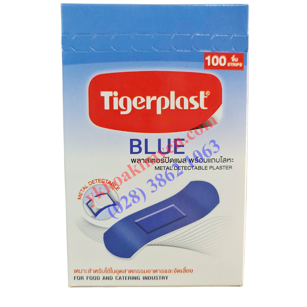 Băng cá nhân Tigerplast Blue 22x72mm (H/100 miếng) Băng cá nhân Tigerplast Blue 22x72mm (H/100 miếng)