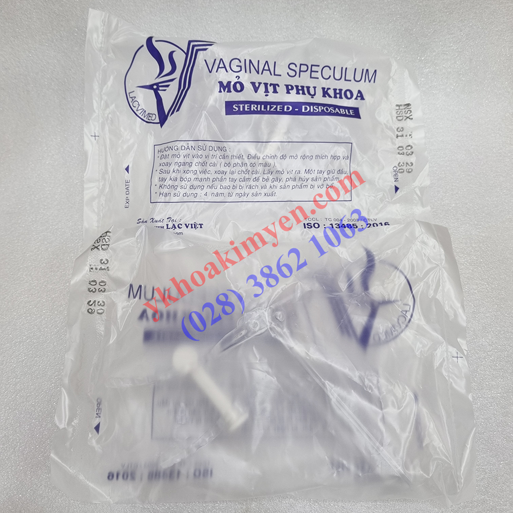 Mỏ vịt nhựa phụ khoa Bá Lạc size S (Thùng 100 cái) Mỏ vịt nhựa phụ khoa Bá Lạc size S (Thùng 100 cái)