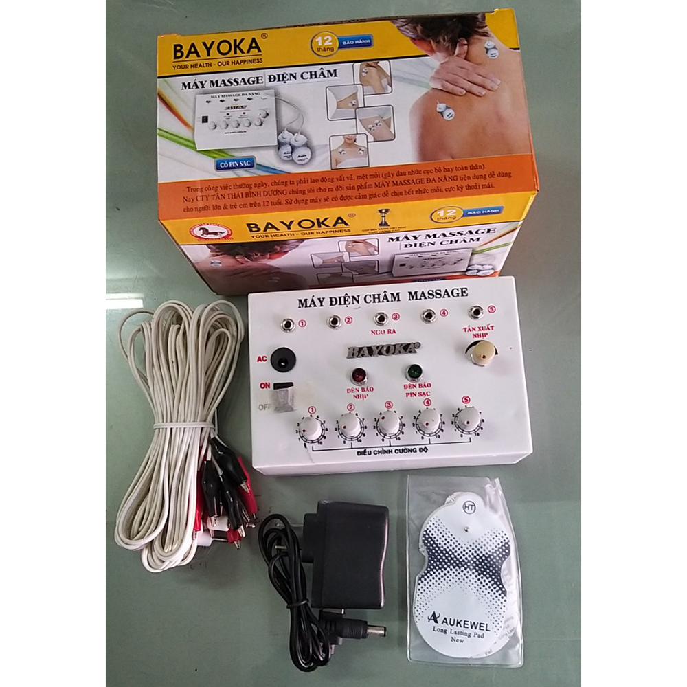 Máy điện châm (massage) Bayoka pin sạc