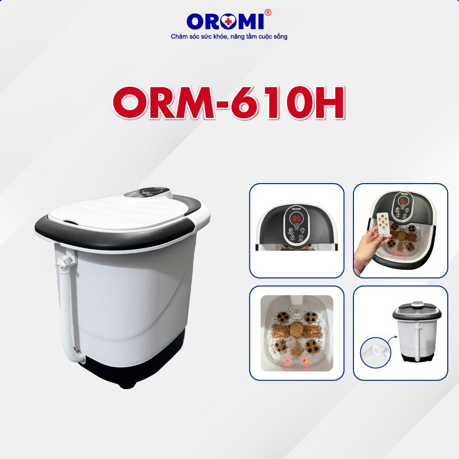 Bồn ngâm massage chân hồng ngoại tự động OROMI ORM-610H Bồn ngâm massage chân hồng ngoại tự động OROMI ORM-610H