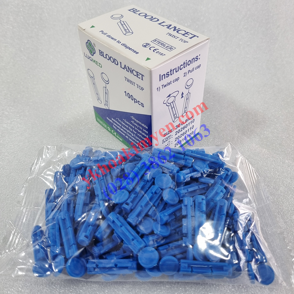 Kim tròn lấy máu Lugmed 30G (Hộp 100 cái) Kim tròn lấy máu Lugmed 30G (Hộp 100 cái)