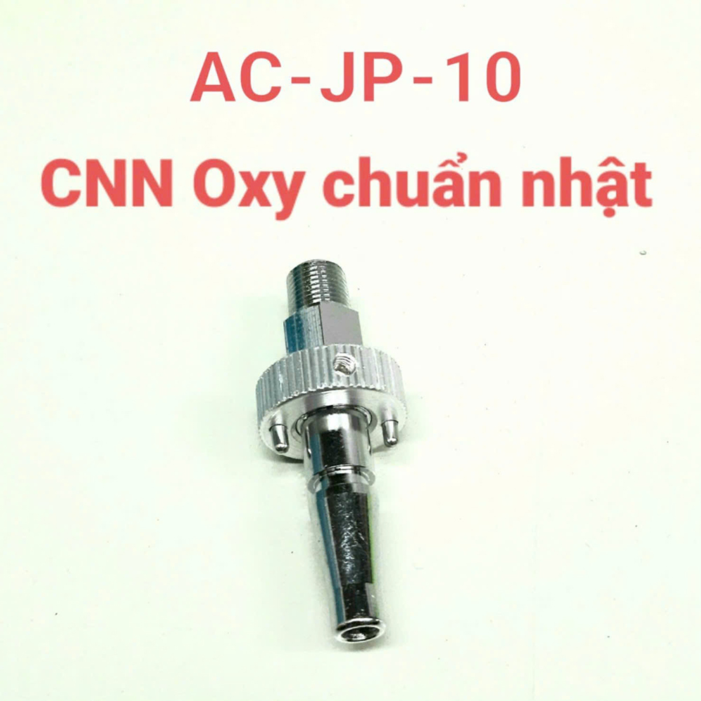Co nối nhanh khí oxy chuẩn Nhật (JIS). Model: AC-JP-10 Co nối nhanh khí oxy chuẩn Nhật (JIS). Model: AC-JP-10