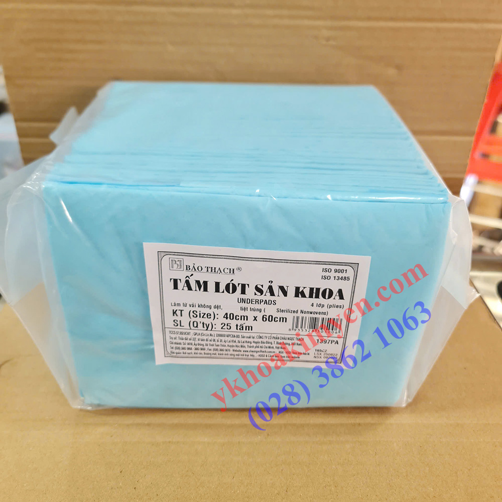 Tấm lót sản khoa Bảo Thạch 40x60cm (tiệt trùng) Tấm lót sản khoa Bảo Thạch 40x60cm (tiệt trùng)
