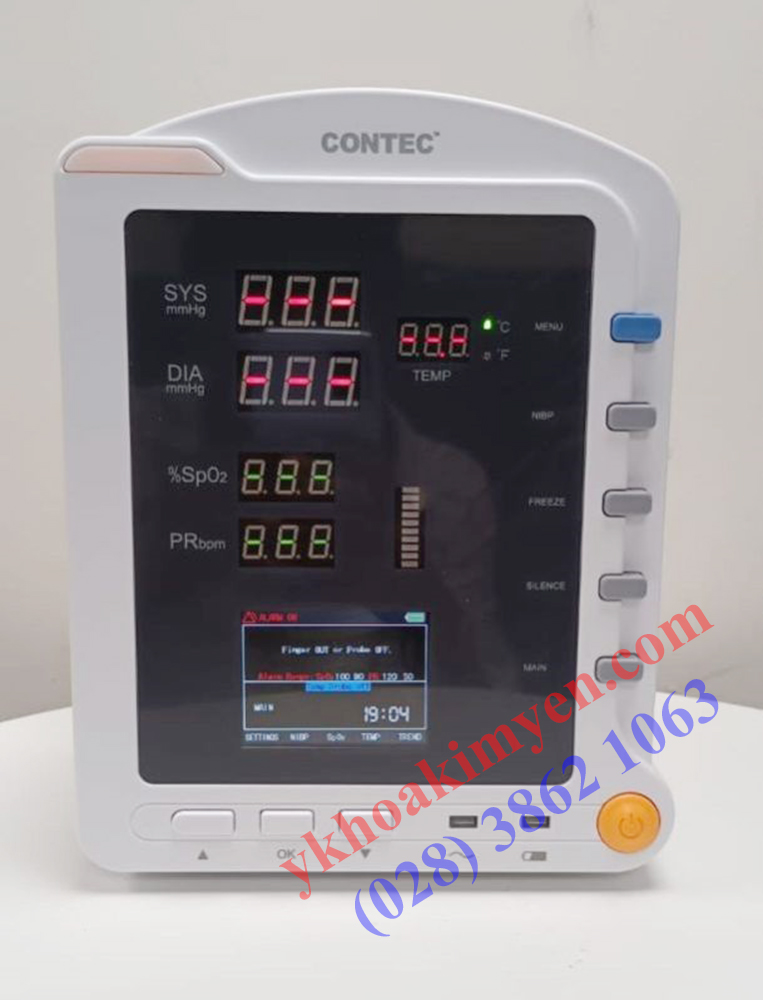 Máy monitor theo dõi bệnh nhân 3 thông số CONTEC CMS5100 Máy monitor theo dõi bệnh nhân 3 thông số CONTEC CMS5100