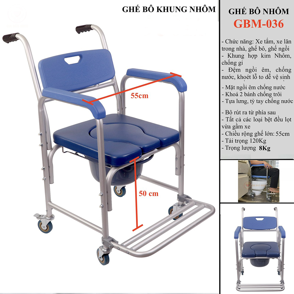 Ghế bô tắm có bô đa năng GBM-036