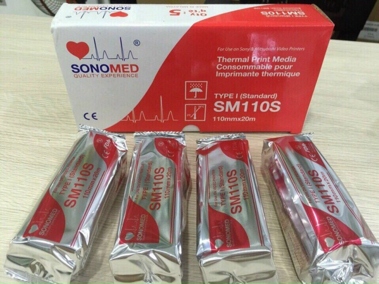 Giấy siêu âm 110mmx20m Sonomed ML (SM110S) Giấy siêu âm 110mmx20m Sonomed ML (SM110S)
