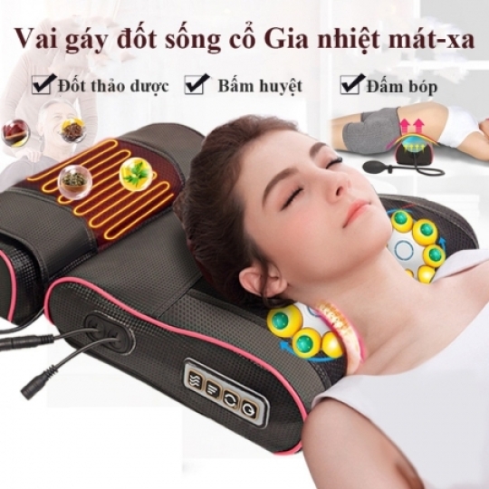 Gối Massage Vai Gáy Cột Sống Kaimeidi YD-005