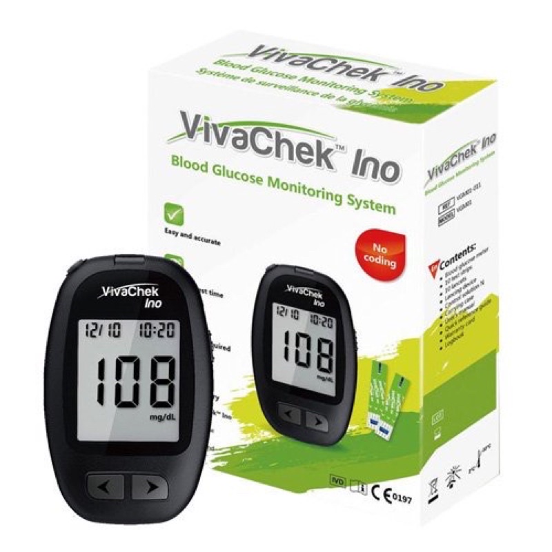 Máy đo đường huyết Vivachek Ino (25 que + 25 kim)