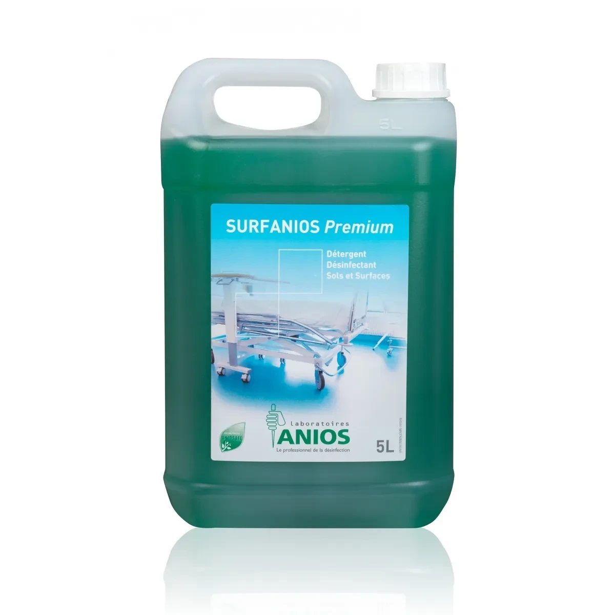 Dung dịch tẩy rửa, khử khuẩn sàn nhà và các bề mặt Surfanios Premium 5L