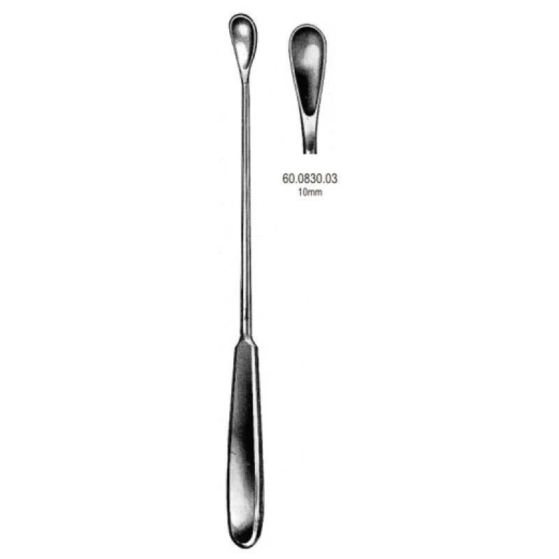 Muỗng nạo tử cung đặc Hilbro 60.0830.03 Muỗng nạo tử cung đặc Hilbro 60.0830.03