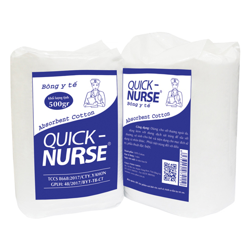 Bông y tế Quick-Nurse 500gr