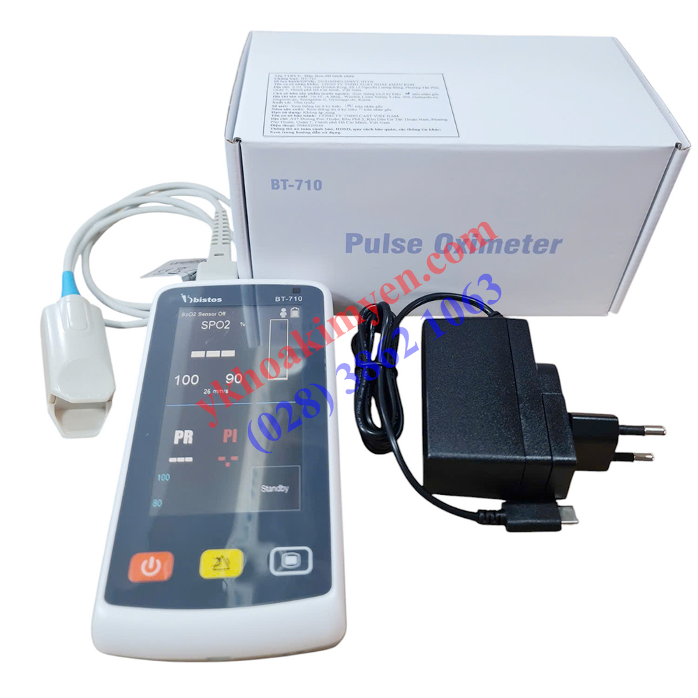 Máy đo SpO2 cầm tay Bistos BT-710 (người lớn) Máy đo SpO2 cầm tay Bistos BT-710 (người lớn)