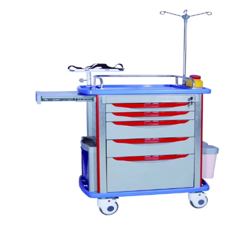 Tủ đẩy dụng cụ cấp cứu TAJERMY TJM-TC02 Tủ đẩy dụng cụ cấp cứu TAJERMY TJM-TC02