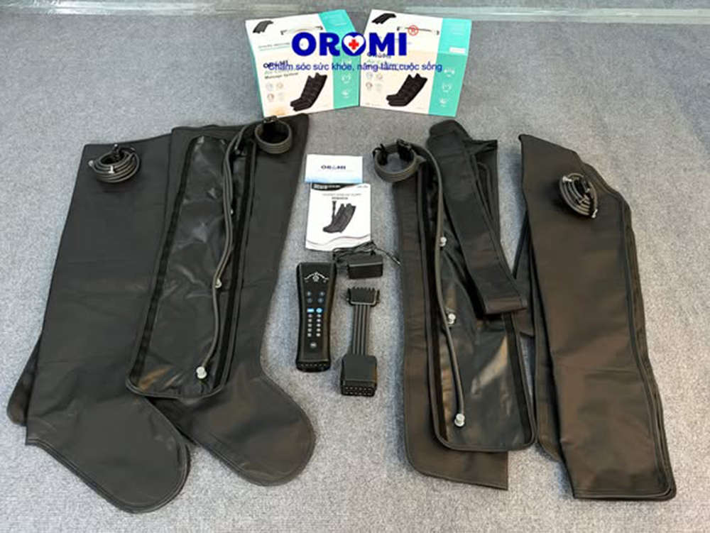 Máy nén ép trị liệu giãn tĩnh mạch và massage Oromi ORM-3003C Máy nén ép trị liệu giãn tĩnh mạch và massage Oromi ORM-3003C