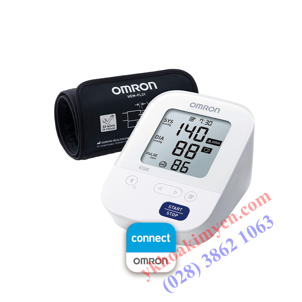 Máy đo huyết áp tự động Bluetooth Omron HEM-7156T