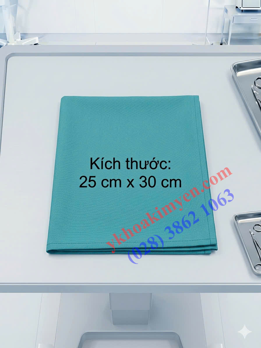 Khăn vải phẫu thuật 25cm x 30cm Khăn vải phẫu thuật 25cm x 30cm