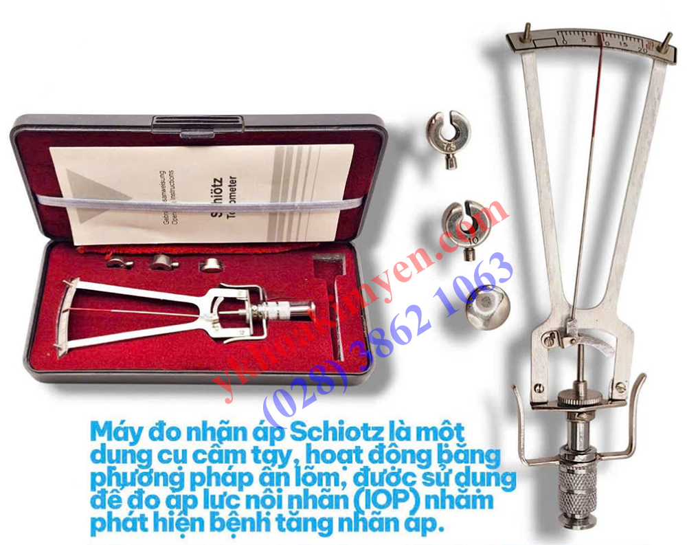 Bộ đo nhãn áp Schiotz Bộ đo nhãn áp Schiotz