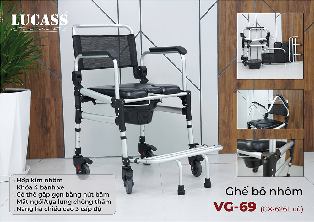 Ghế bô nhôm Lucass VG69 Ghế bô nhôm Lucass VG69