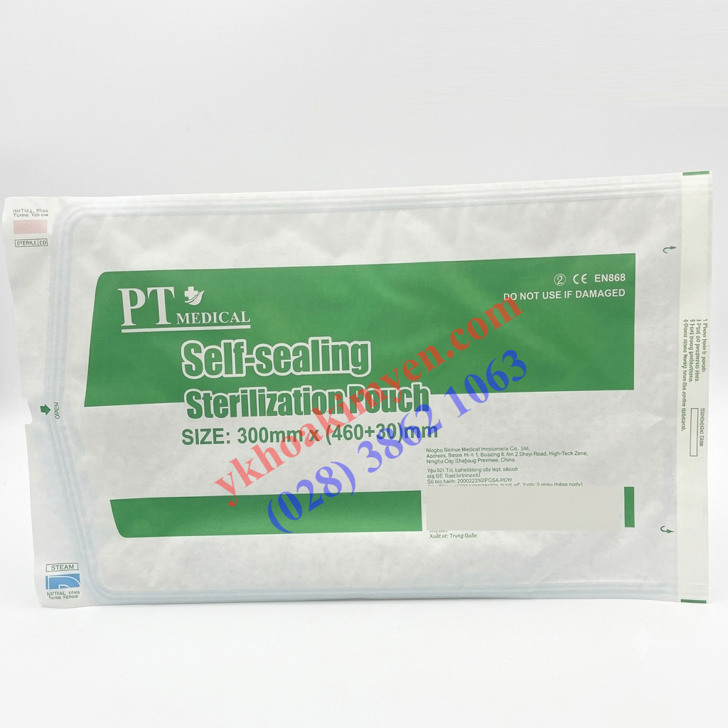 Túi ép tiệt trùng cắt sẵn PT 300mm x 460+30mm Túi ép tiệt trùng cắt sẵn PT 300mm x 460+30mm