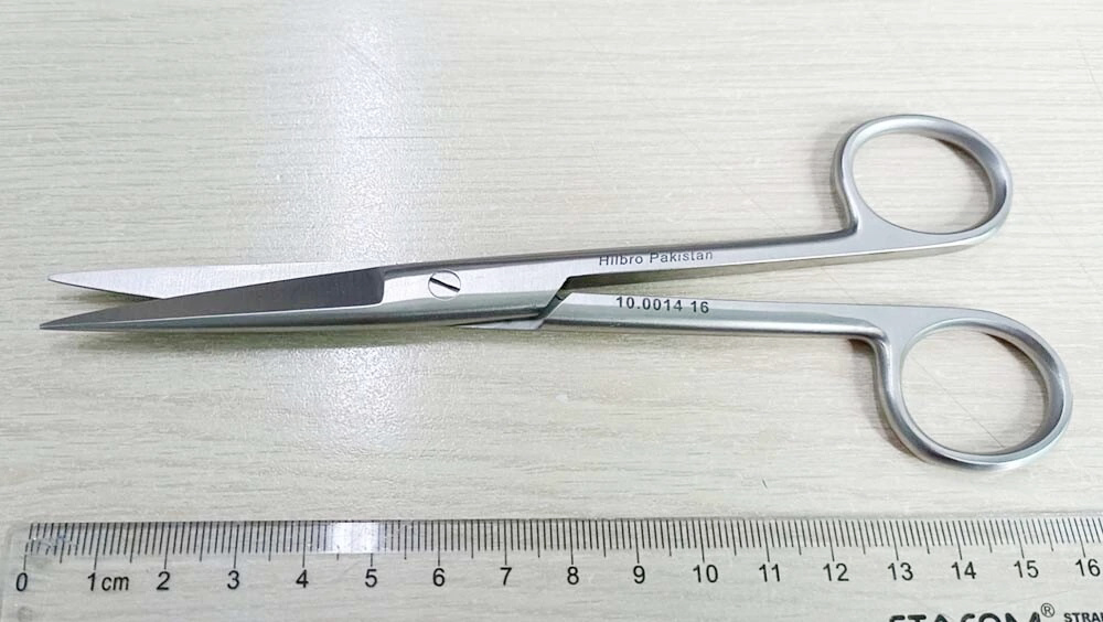Kéo phẫu thuật nhọn/nhọn thẳng 16.5 cm Hilbro 10.0014.16 Kéo phẫu thuật nhọn/nhọn thẳng 16.5 cm Hilbro 10.0014.16