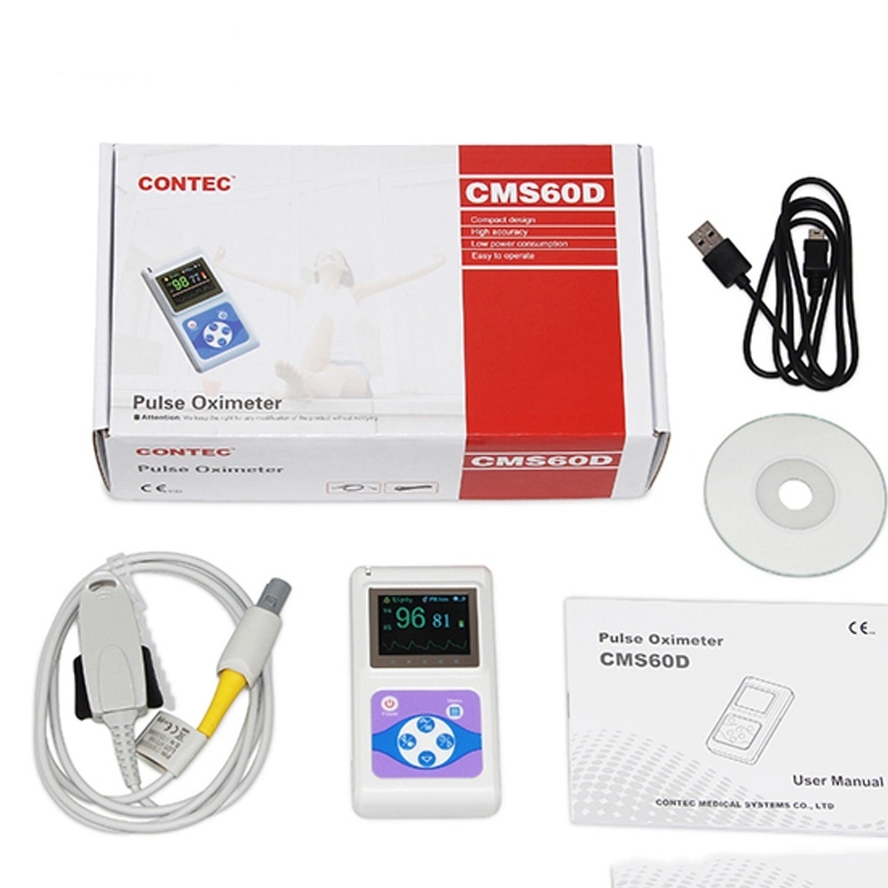 Máy đo nồng độ oxy trong máu cầm tay Contec CMS60D