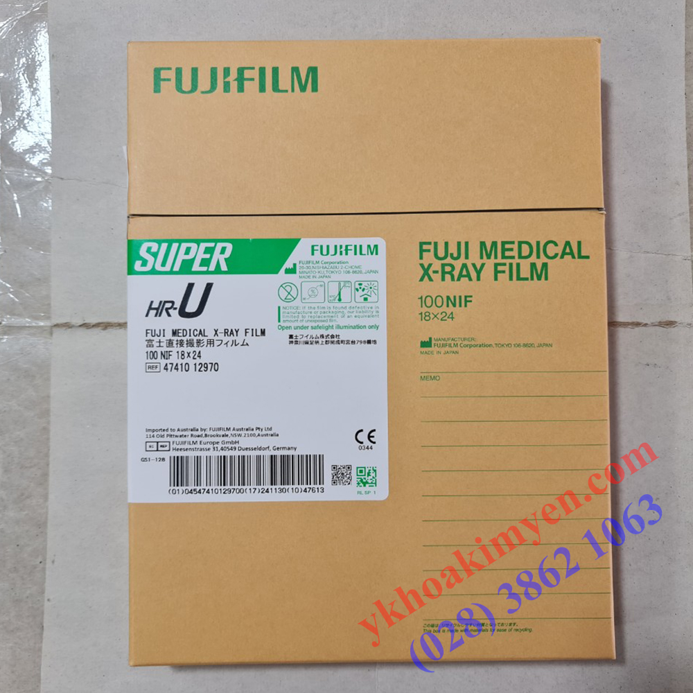 Phim X-Quang FUJIFILM HR-U 18cm x 24cm