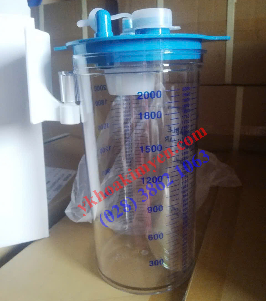 Bình hút dịch dung tích 2000ml sử dụng nhiều lần AC-SJ-20