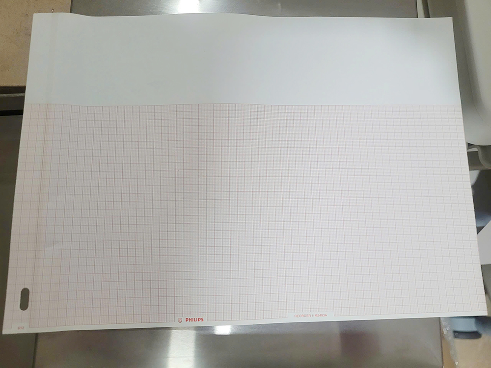 Giấy điện tim Hewlett Packark M2483A, M1709A KT: 210x300x200 Giấy điện tim Hewlett Packark M2483A, M1709A KT: 210x300x200