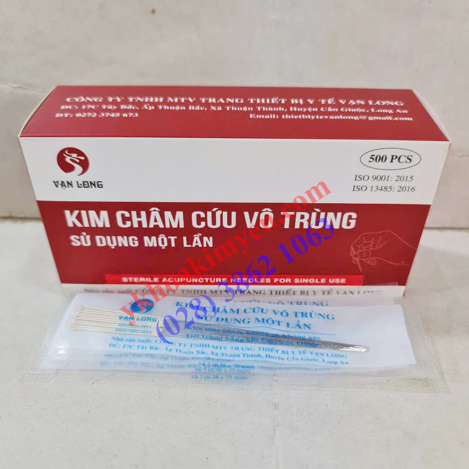 Kim châm cứu vô trùng Vạn Long số 7