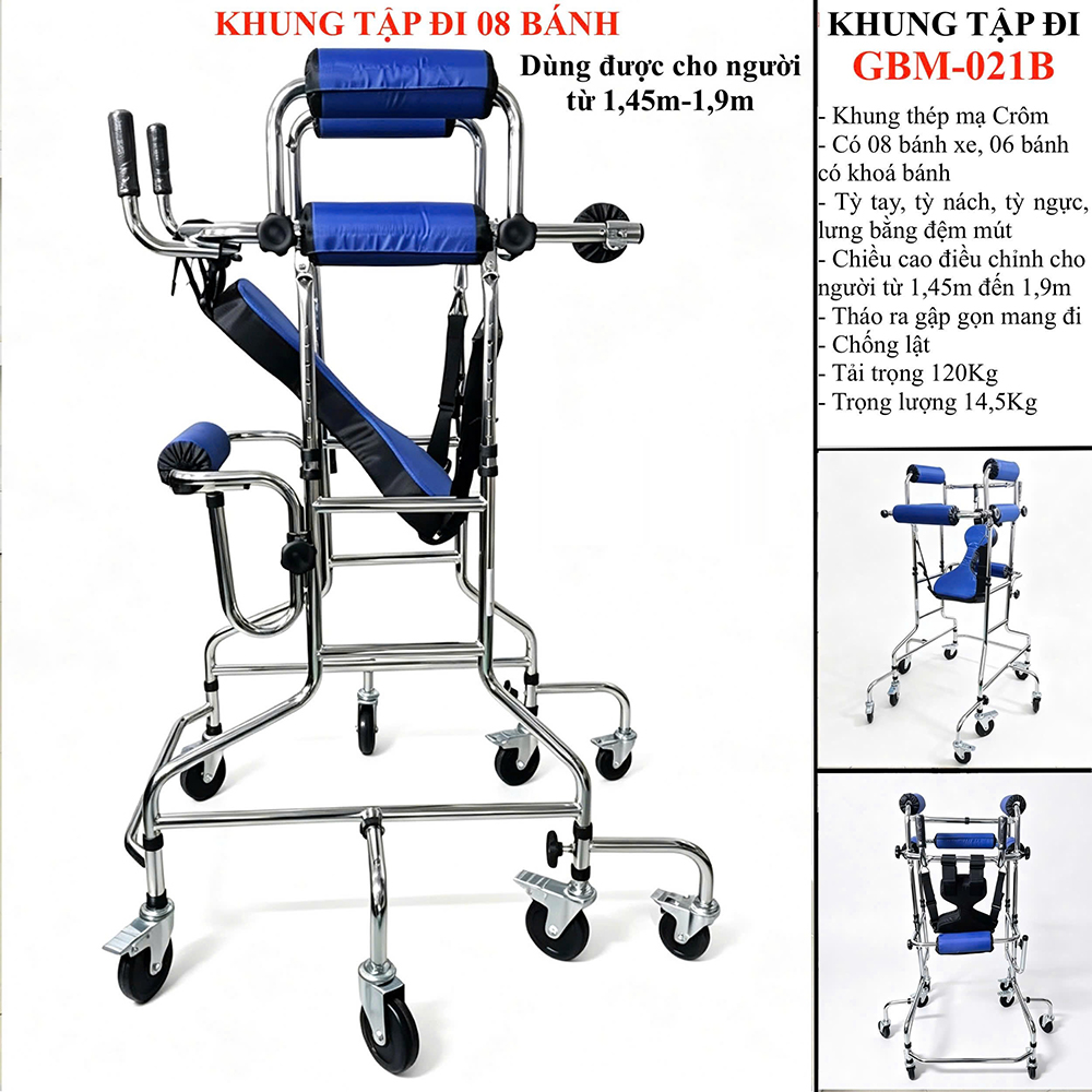Khung tập đứng - tập đi GBM-021B Khung tập đứng - tập đi GBM-021B